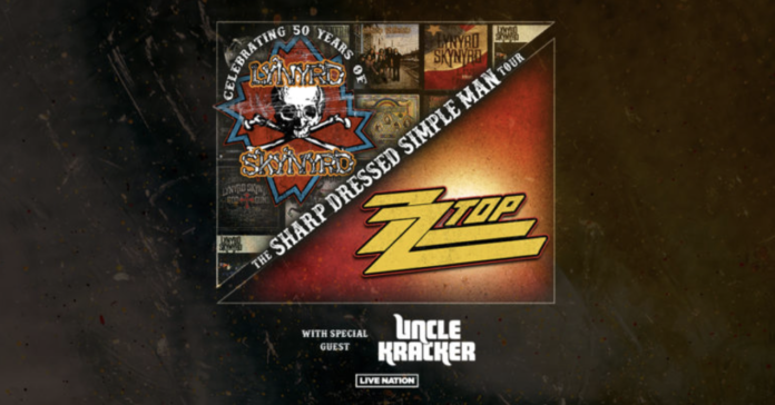 American classic rock ZZ Top and Lynyrd Skynyrd Co-headline tour 'The Sharp Dressed Simple Man' visit Hersheypark Stadium Sat Sep 9