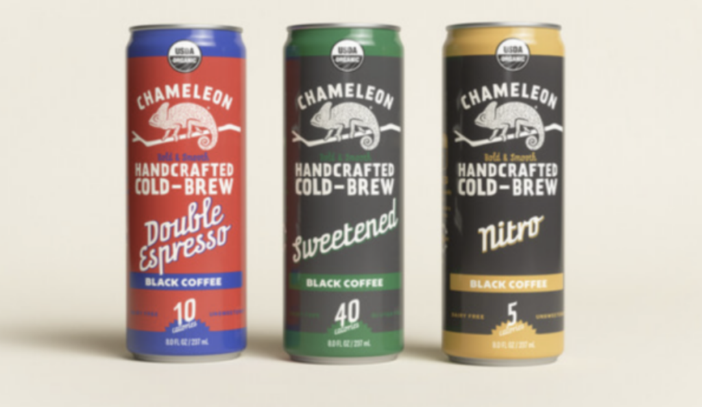 Philly Demands Caffeine: Nitro Black, Double Espresso, Flat White! Chameleon Organic Coffee Introduces Ready-to-Drink Cold-Brew Cans